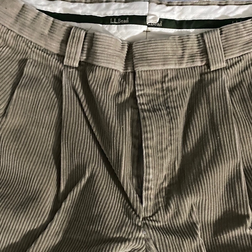 L.L. Bean Corduroy Trousers in Light Brown